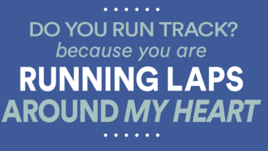 track pick up lines